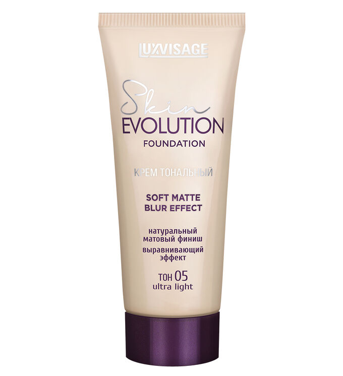 LUXVISAGE Тональный крем SKIN EVOLUTION SOFT MATTE BLUR EFFECT, тон 05 ultra light 35мл
