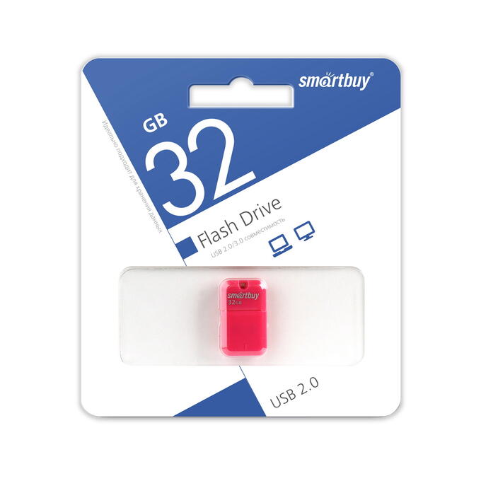 Флешка (USB накопитель) SmartBuy 32GB ART Pink (SB32GBAP)