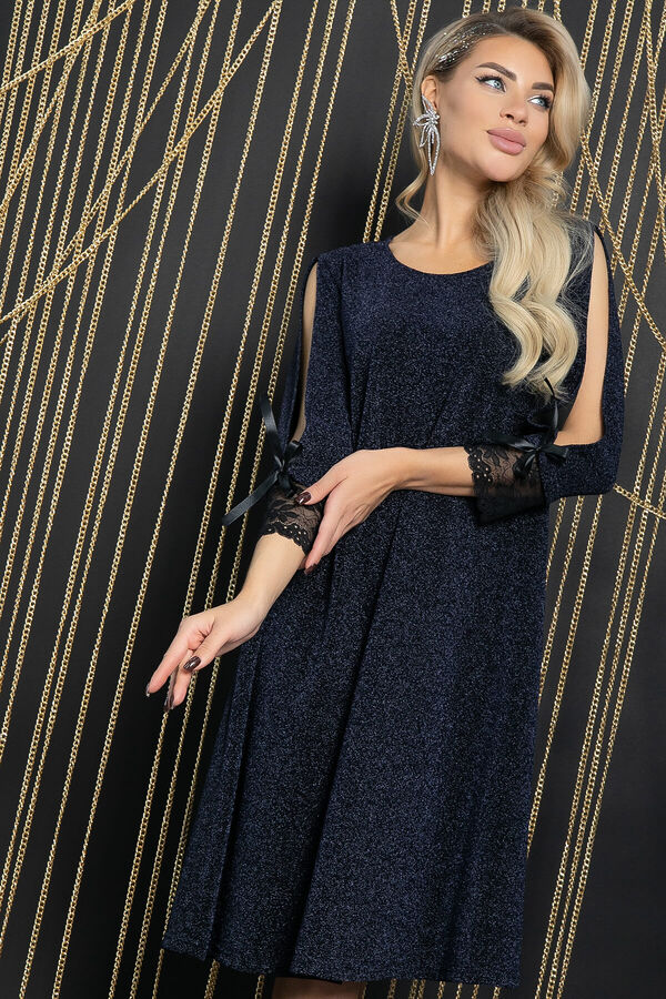 LT Collection Платье Яна (синее) П11784