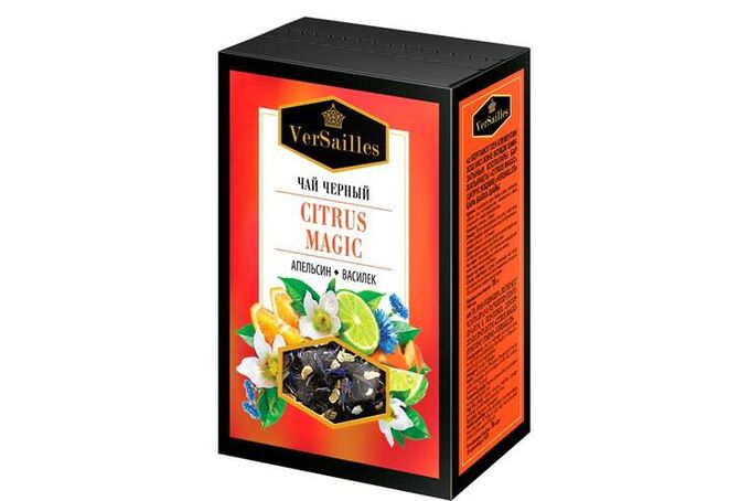 Яшкино «VerSailles», чай черный «Citrus Magic», 80 г