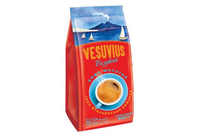 Яшкино «Vesuvius», кофе молотый, 200 г