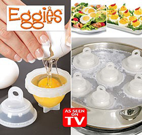 Контейнеры для варки яиц без скорлупы.