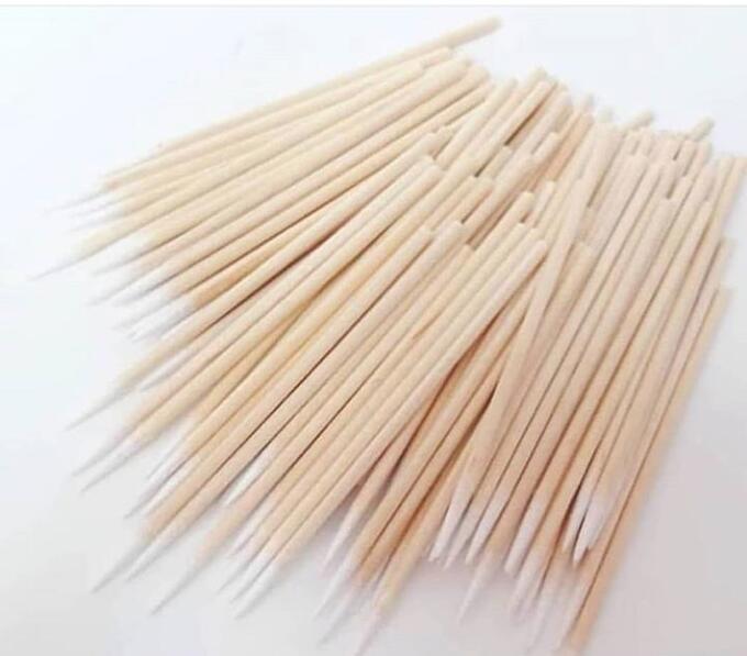 Бамбуковые ватные палочки тонкие