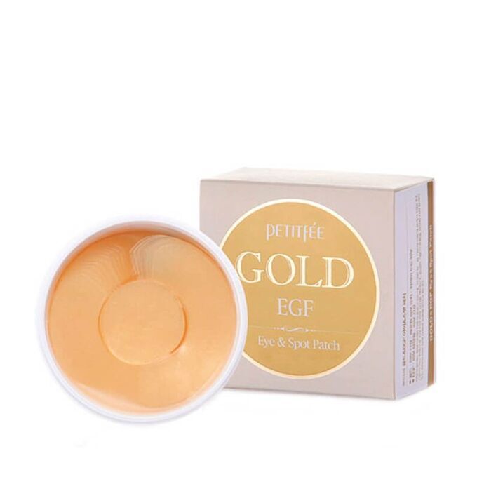 Petitfee Гидрогелевые патчи для век и межбровия с золотом и EGF Gold &amp; EGF Eye &amp; Spot Patch