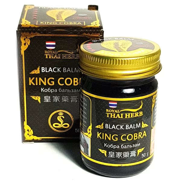 Royal thai herb black balm KING COBRA 50G