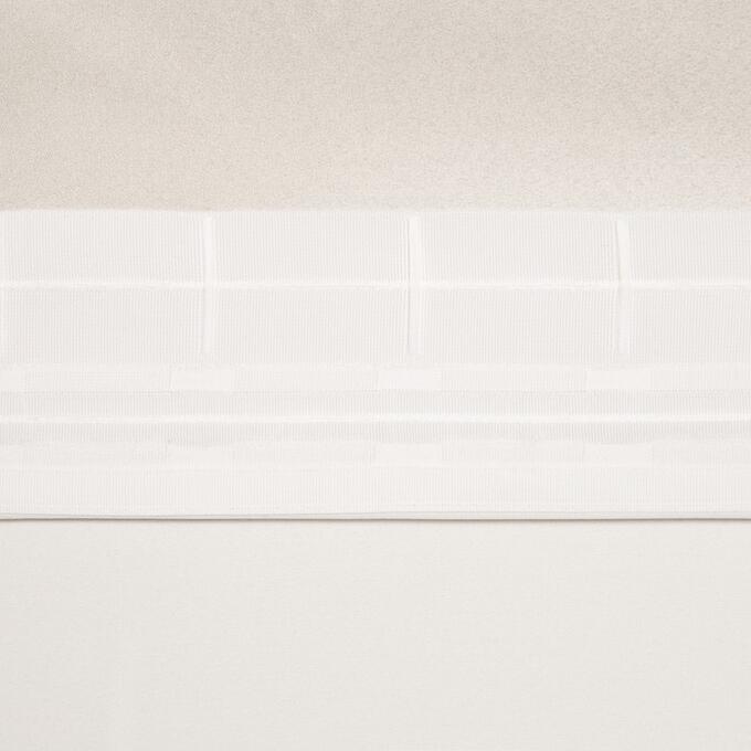Штора портьерная «Этель» 270x300 см, двусторонний блэкаут, цвет Белый, пл. 240 г/м², 100% п/э