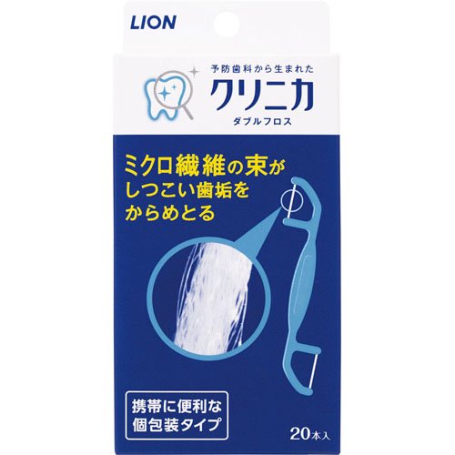 Lion Двойная зубная нить &quot;Clinica&quot; для чистки межзубного пространства 20 шт. 72