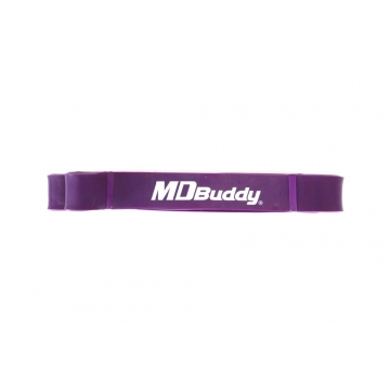 Резиновая петля тренировочная M (3,2 см) длинная MD Buddy MD1353 фиолетовая