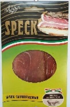 Шпек сыровяленый, &quot;Speck&quot;/&quot;Шпек&quot; , нарезка 70 г в конверте