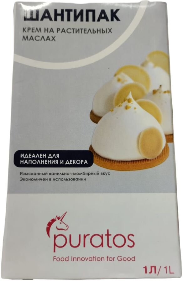 Puratos Сливки растительные сладкие &quot;Шантипак&quot; 26%