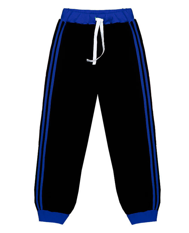 Черные спортивные брюки для мальчика 79254-МС18