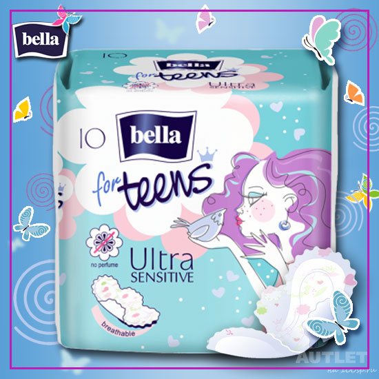 Bella For teens ultra sensitive Прокладки супертонкие д/подростк. 10 шт