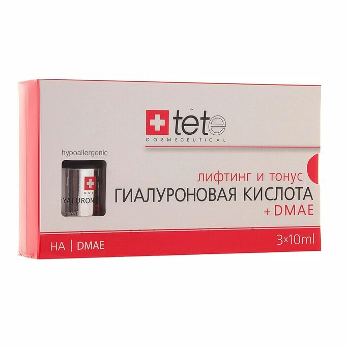 TETe Cosmeceutical Гиалуроновая кислота + ДМАЭ, 30 мл (3*10 мл)