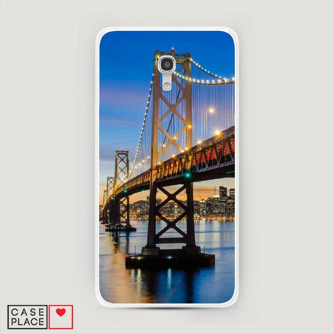 Силиконовый чехол Мост Сан-Франциско на Alcatel Pixi 4 (5) 5045D