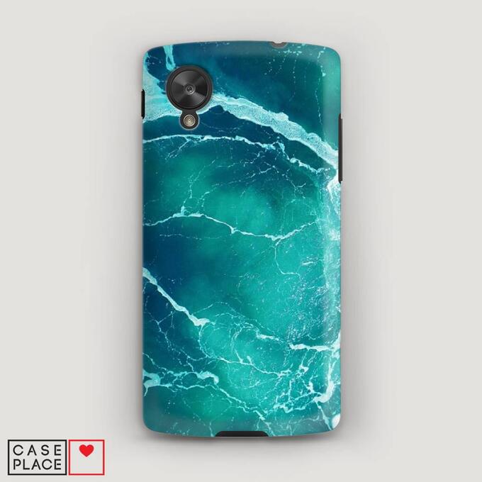 Пластиковый чехол Изумрудный океан на LG Nexus 5