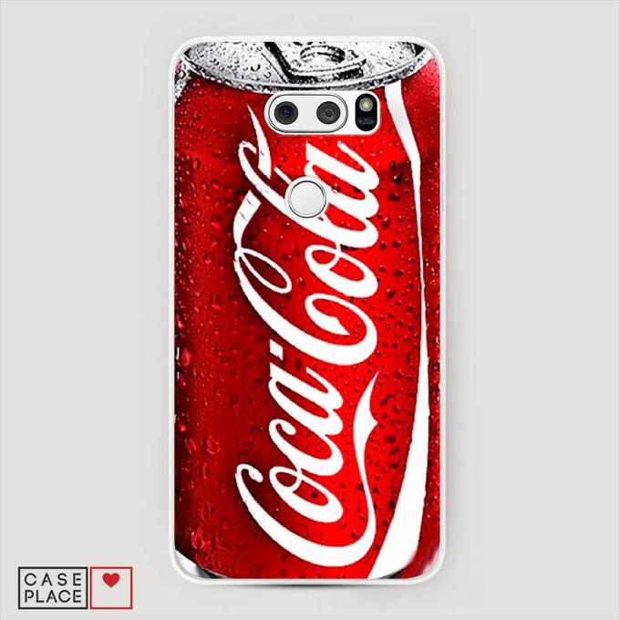 Силиконовый чехол Кока Кола на LG V30