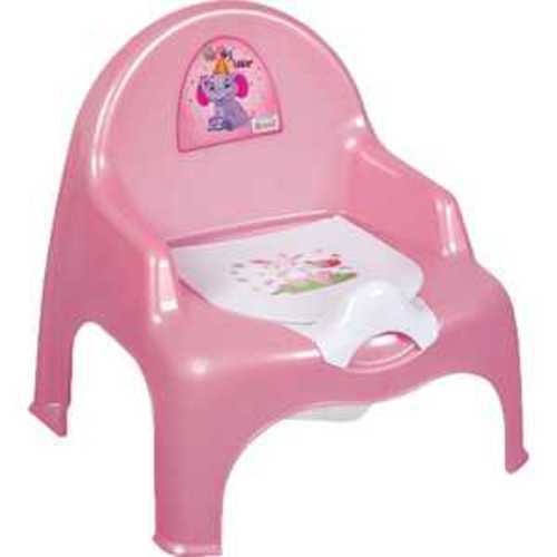 Детский горшок-кресло розовый/малиновый   Dunya Plastik 30*29*34 см
