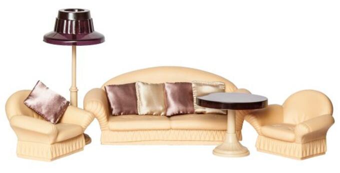 Мягкая мебель для кукол Коллекция, кор.26,5*25,5*10 см