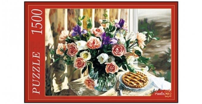 Пазлы 1500 Робин Андерсон. Натюрморт с розами