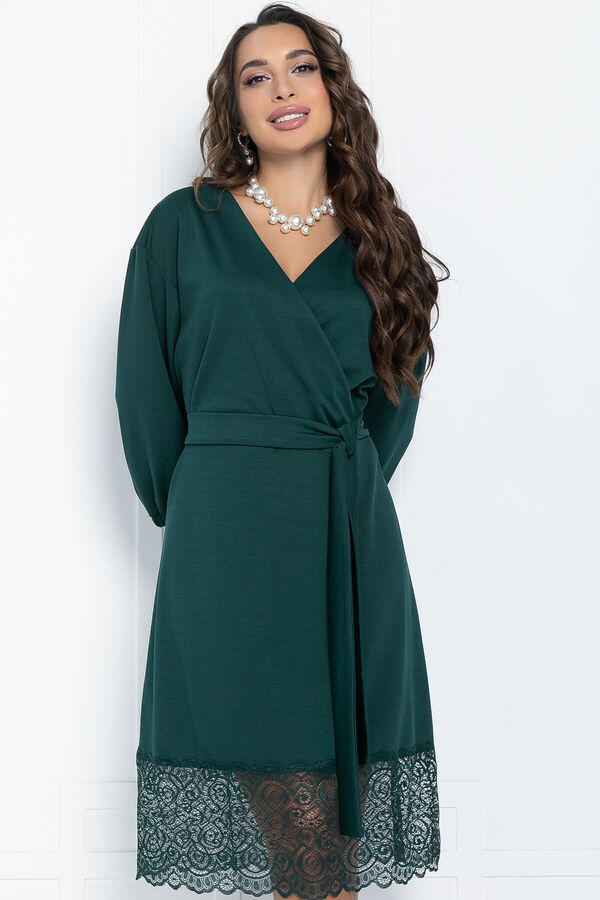 LT Collection Платье Всегда в тренде (зеленое) П11393