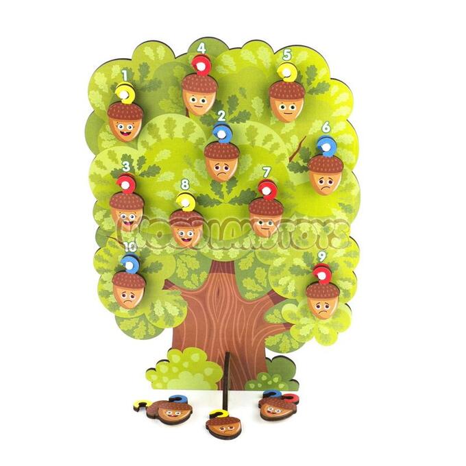 WoodLand Toys Сортер-дерево, Веселыйй дуб, 124102