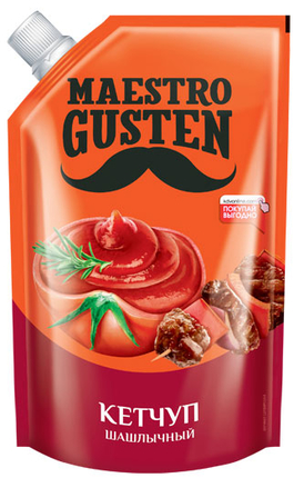 Кетчуп «Maestro Gusten» «Шашлычный» без усилителей вкуса