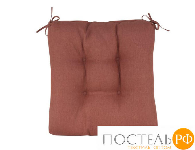 Декоративная подушка (сидушка) толстушка «Кофе» рогожка гл.кр. 40х40 см