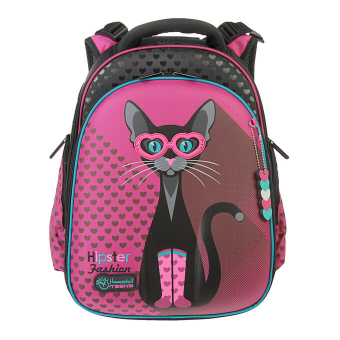 Школьный рюкзак с кошкой