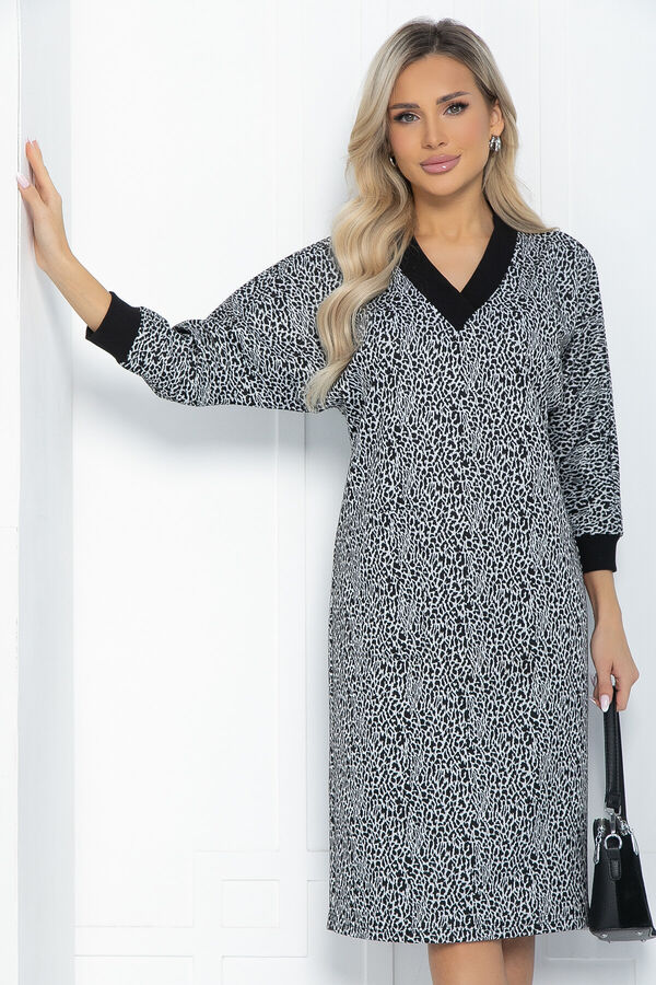 LT Collection Платье Любите женщину (черно-белое) НЬЮ П12088