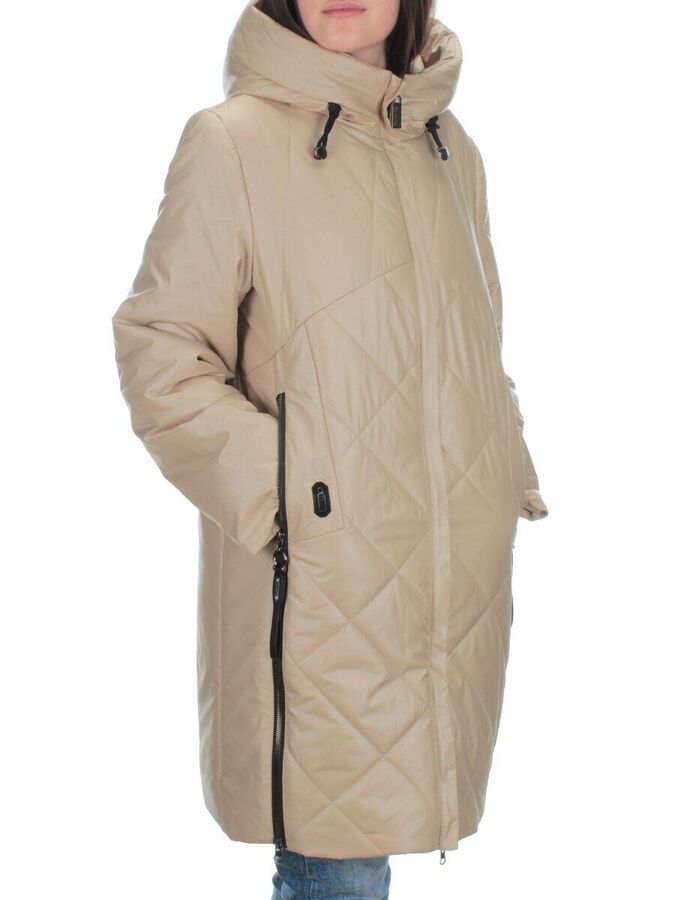 optrf.ru BM22868 BEIGE Куртка демисезонная женская (100 гр. синтепон)