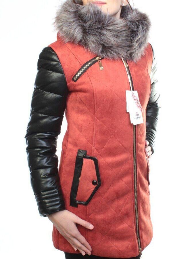 optrf.ru 5137 TERRACOTTA Парка женская зимняя (150 гр синтепон, искусственный мех)