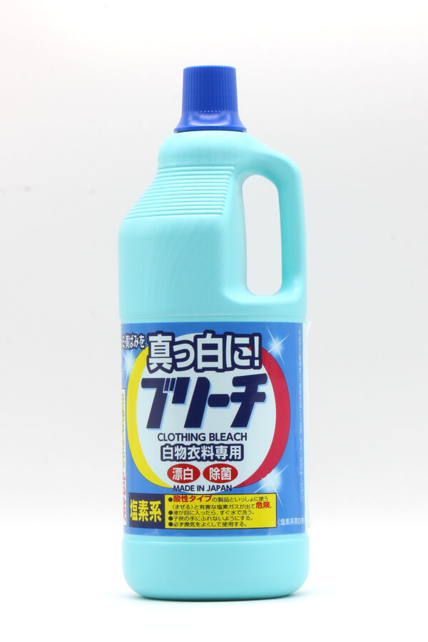 ROCKET SOAP CO., LTD., JAPAN Жидкий отбеливатель для белья на основе хлора, бутылка с мерным колпачком, 1500мл