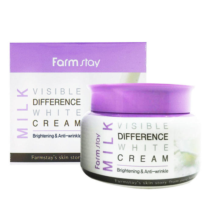 Farm Stay Visible Difference Cream 100гр. - Крема для кожи лица Milk