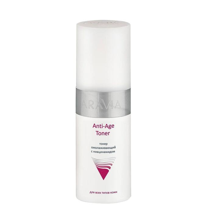 ARAVIA Professional Тонер омолаживающий с ниацинамидом Anti-Age Toner. Аравиа Аравия
