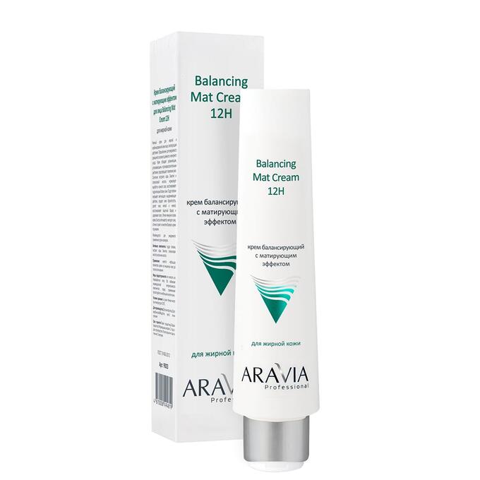 &quot;ARAVIA Professional&quot; Крем для лица балансирующий с матирующим эффектом Balancing Mat Cream 12H, 100мл/15