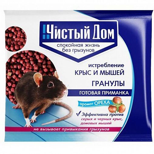 Гранулы 125гр с запахом ОРЕХА Чистый ДомЗ/Пл