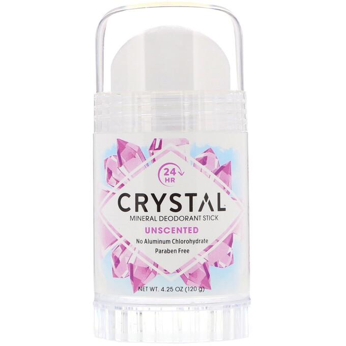 Crystal Body Deodorant, Минеральный дезодорант-карандаш, без запаха, 120 г