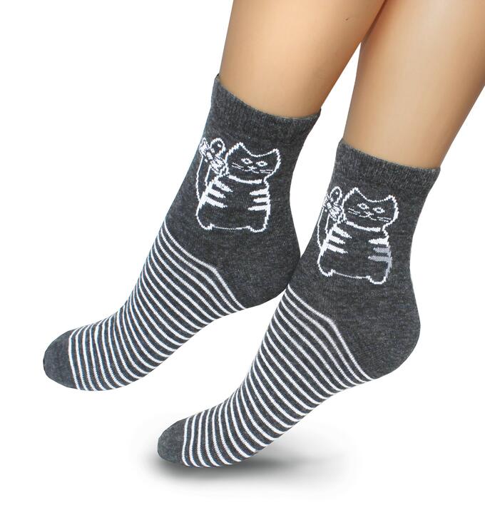 Женские носки-носочки 395 размер 23-25