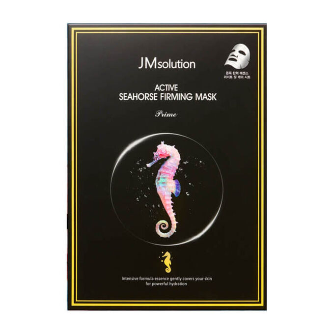 JMsolution JM Solution Тканевая маска для лица с экстрактом Морского Конька Active Seahorse Firming Mask Prime, Ю. Корея, 30 г