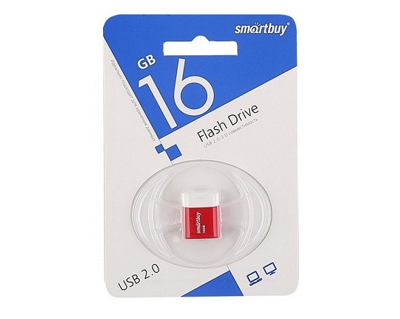 USB Flash SmartBuy LARA 32GB красный, SB32GBLARA-R