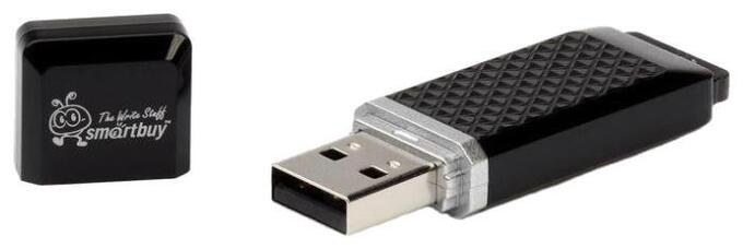 USB Flash SmartBuy Quartz 32GB черный, SB32GBQZ-K