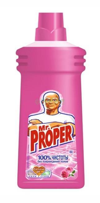 MR PROPER Моющая жидкость для уборки Роза  750мл
