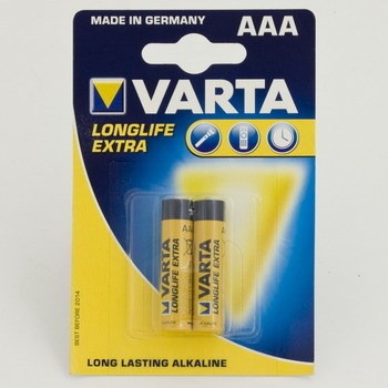 Батарейка &quot;VARTA&quot; Longlife Extra AAA (LR3) к-т2шт,
