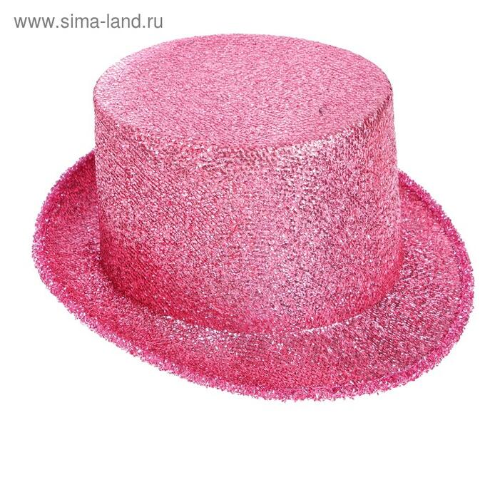 Шляпа Блеск цвет розовый