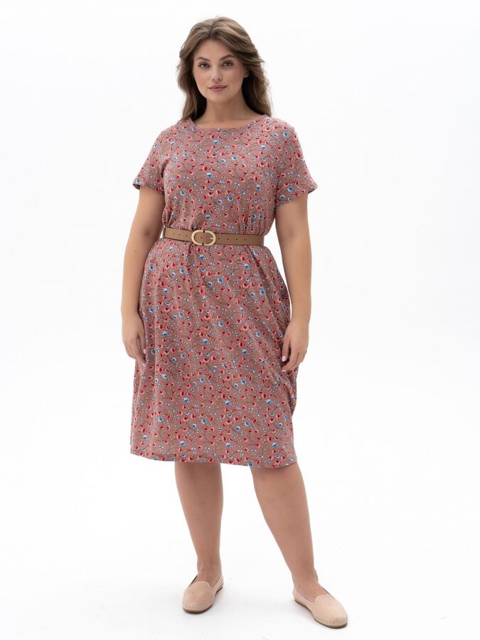 Binita Платье жен.арт.1204-2,коричневое