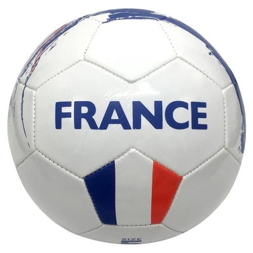 Мяч футбольный Франция, ПВХ 1 слой, 5 р, камера рез., машин. обр.