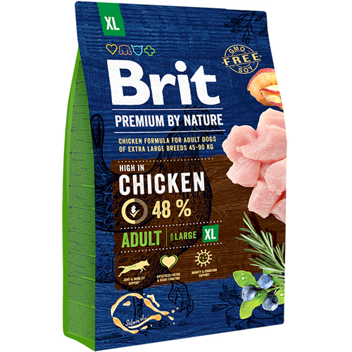 Brit Premium д/соб Adult L+XL д/круп/гигант пород Курица 15кг (526529) (1/1)