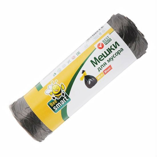 Матрёша (BeeSmart) Мешки д/мусора 60 л 20 шт/уп