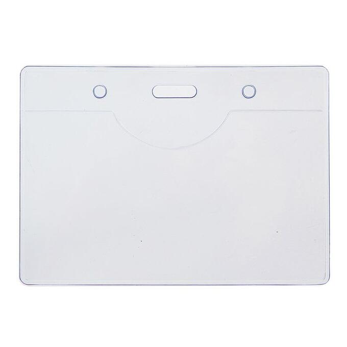 Calligrata Бейдж-карман горизонтальный (внешний 98 х 70 мм), (внутренний 93 х 53 мм), 20 мкр