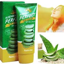 Farm Stay Aloe Vera Perfect Sun Cream SPF50+/PA+++ Солнцезащитный Крем с Экстрактом Алоэ 70 гр